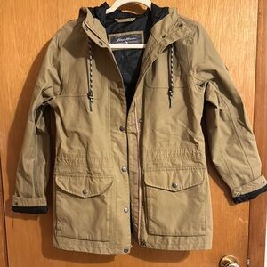 Tan Hooded Jacket - Women’s Eddie Bauer